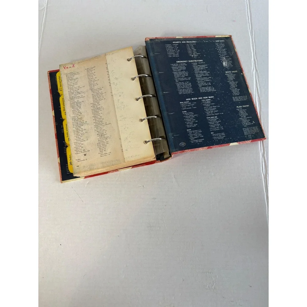 Better Homes and Gardens New Cook Book Red Gingham Binder Vtg Style 1960s 5-Ring